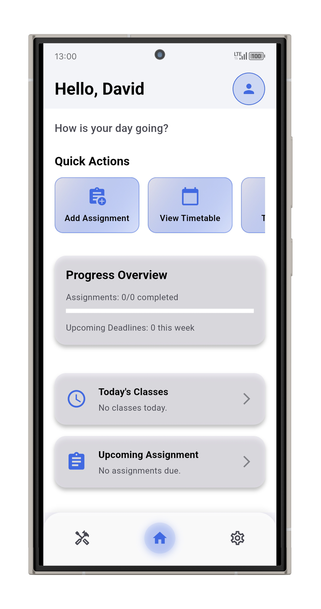 Student Companion App Home
